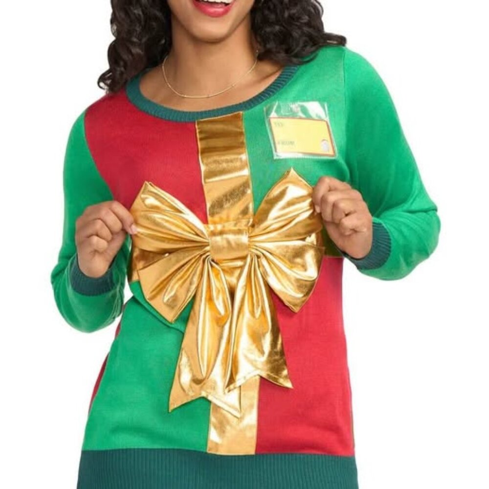 WOMEN'S CHRISTMAS PRESENT UGLY CHRISTMAS SWEATER